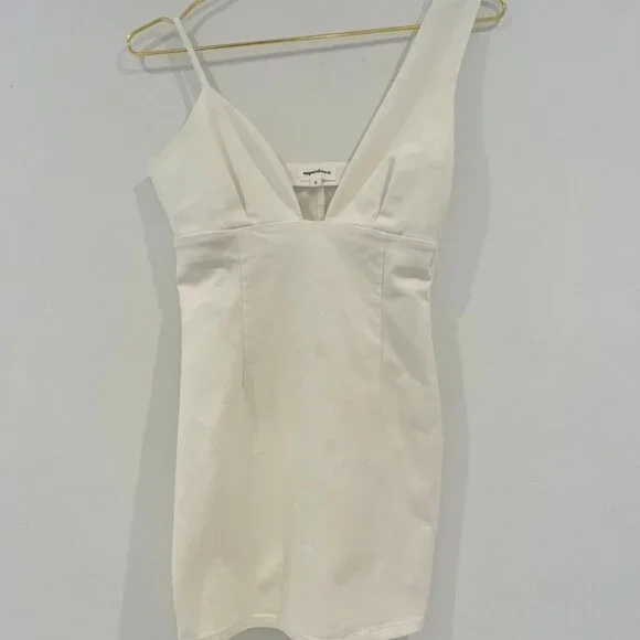Revolve Superdown Eleanor Mini White Dress Size Small - Picture 2 of 8